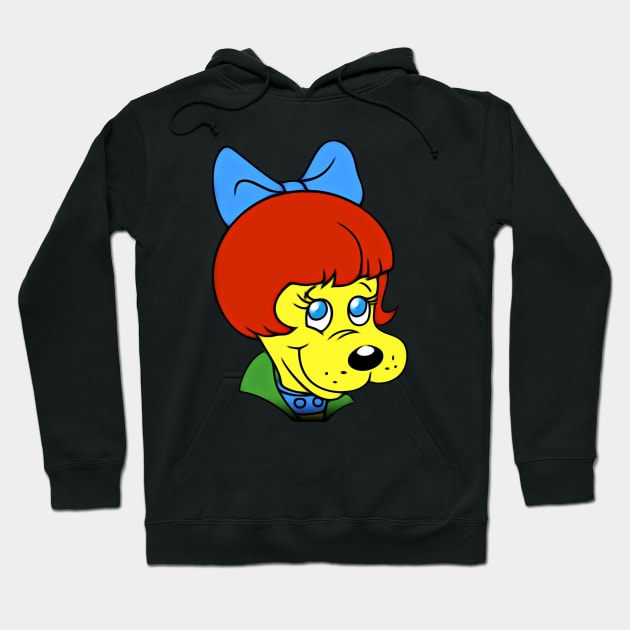 Bright Eyes, Pound Puppies 80's Cartoon Hoodie by RainbowRetro